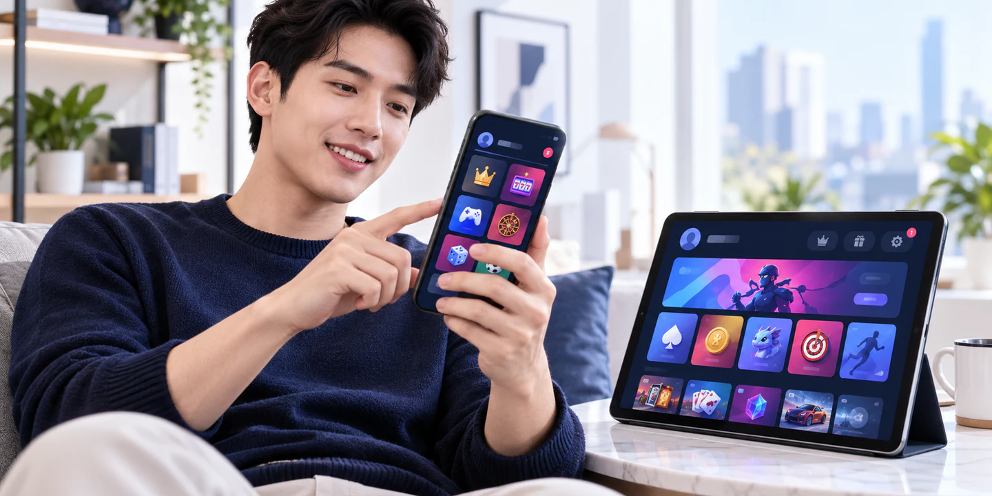 KK55 dùng trên điện thoại theo trải nghiệm giải trí cùng giao dịch